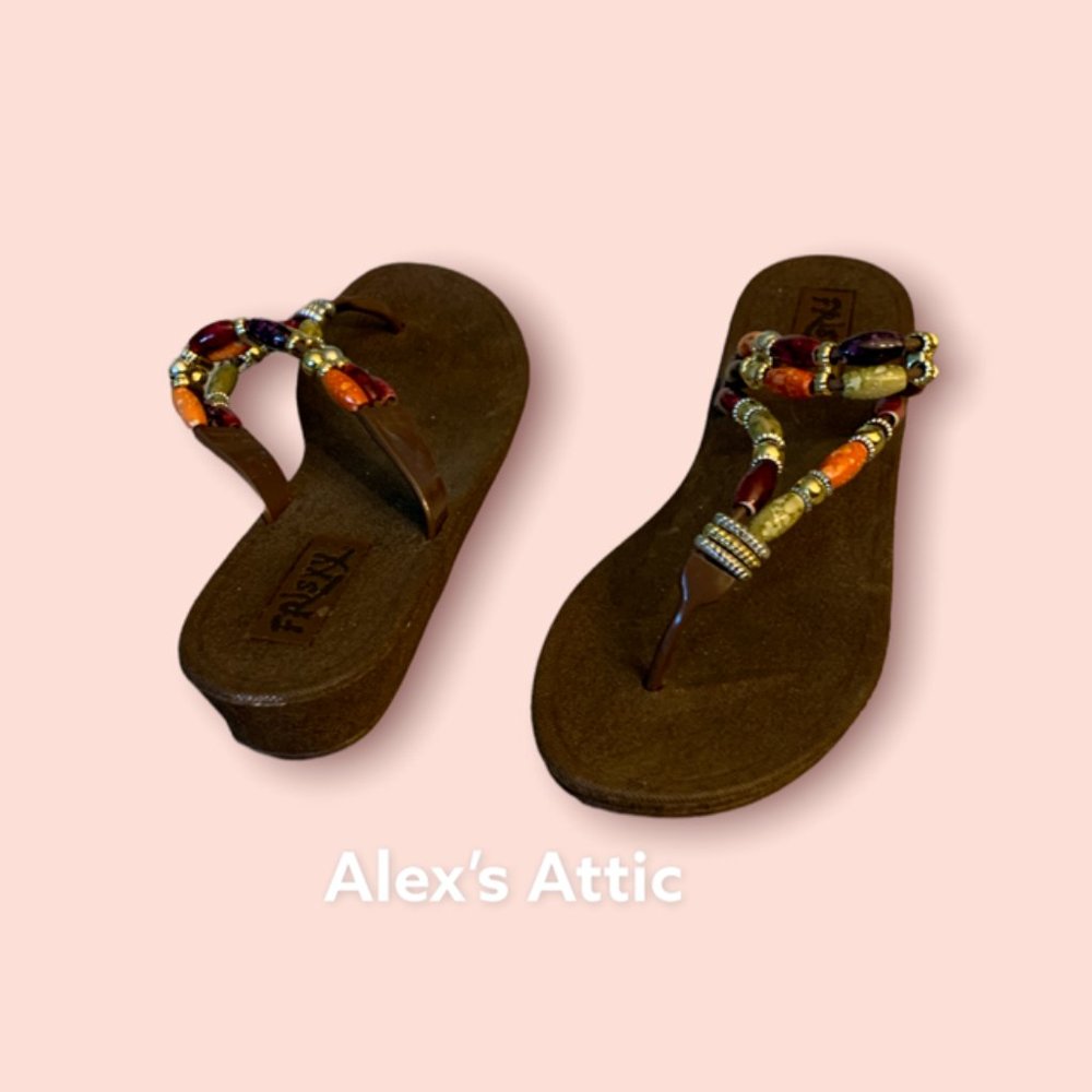 Frisky size 8 sandles pre-owned